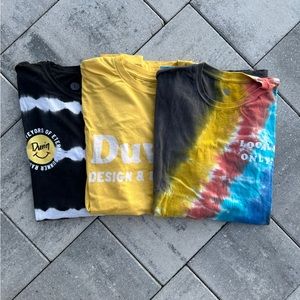 Lot of 3 Duvin Design Co Slim Fit Tees